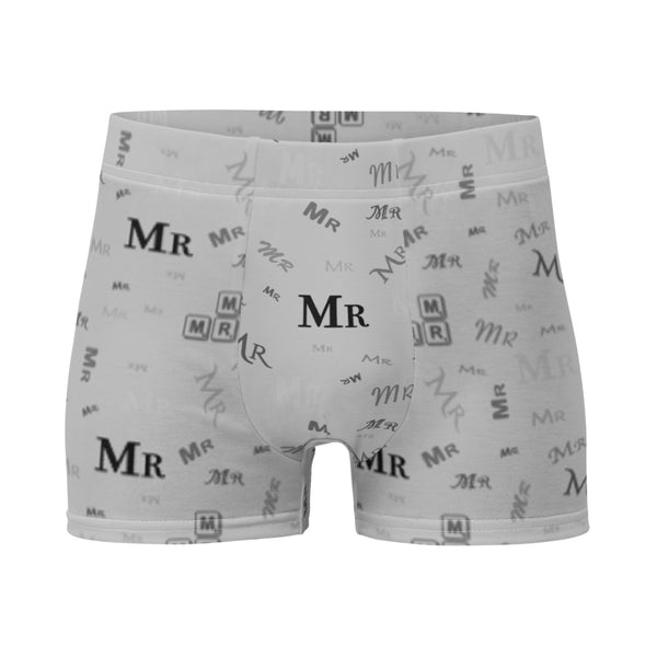 Mr Boxer Briefs Gray | Polycute LGBTQ+ & Polyamory Gifts
