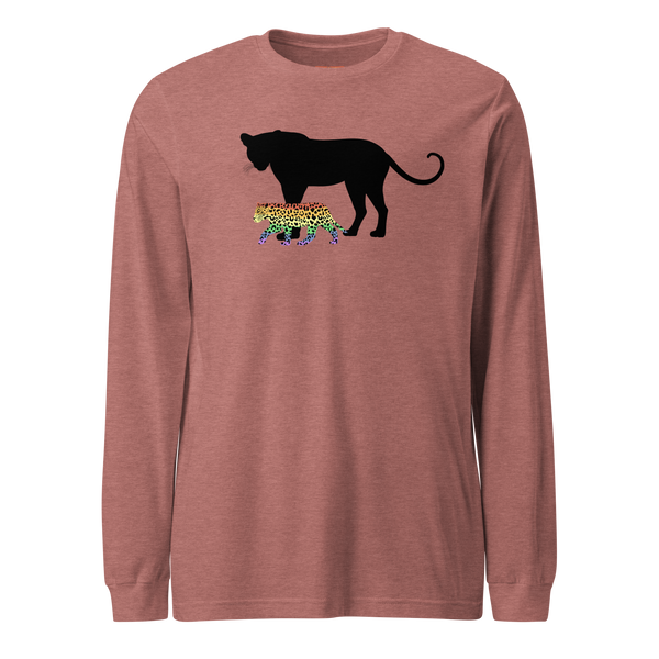 Proud Parent Long Sleeve Tee, Leopard