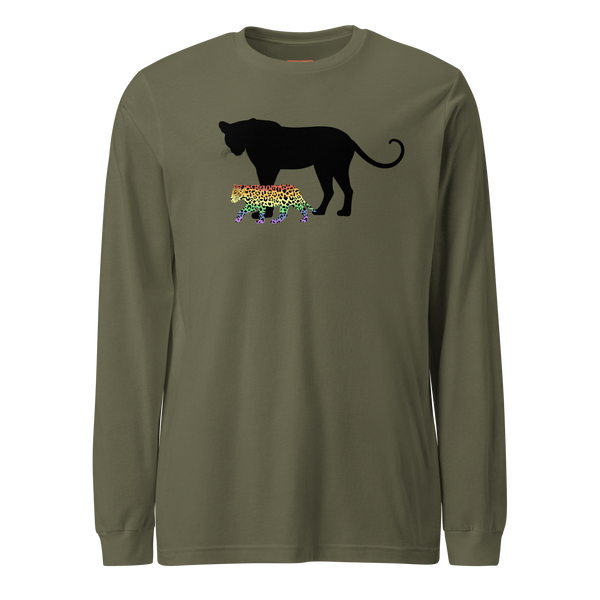 Proud Parent Long Sleeve Tee, Leopard