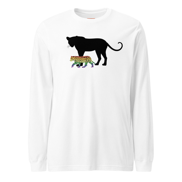 Proud Parent Long Sleeve Tee, Leopard