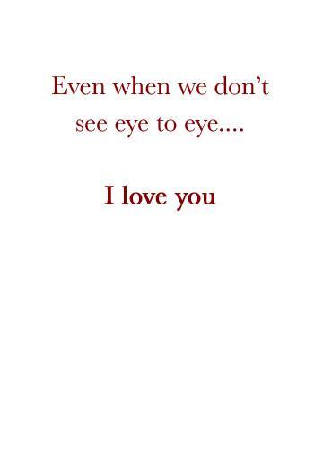Not Seeing Eye to Eye - FF (inside text) | Polycute LGBTQ+ & Polyamory Gifts