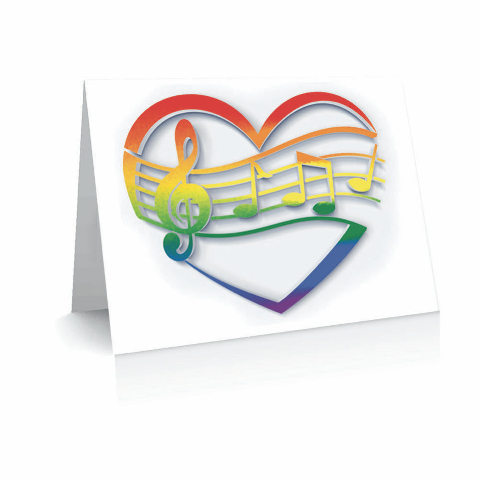 Singing Heart | Polycute LGBTQ+ Polyamory Gifts