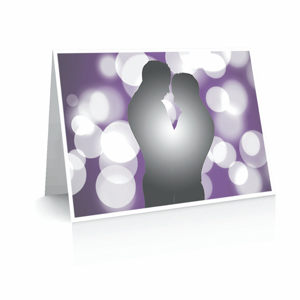 Gay Men Silhouette | Polycute LGBTQ+ Polyamory Gifts