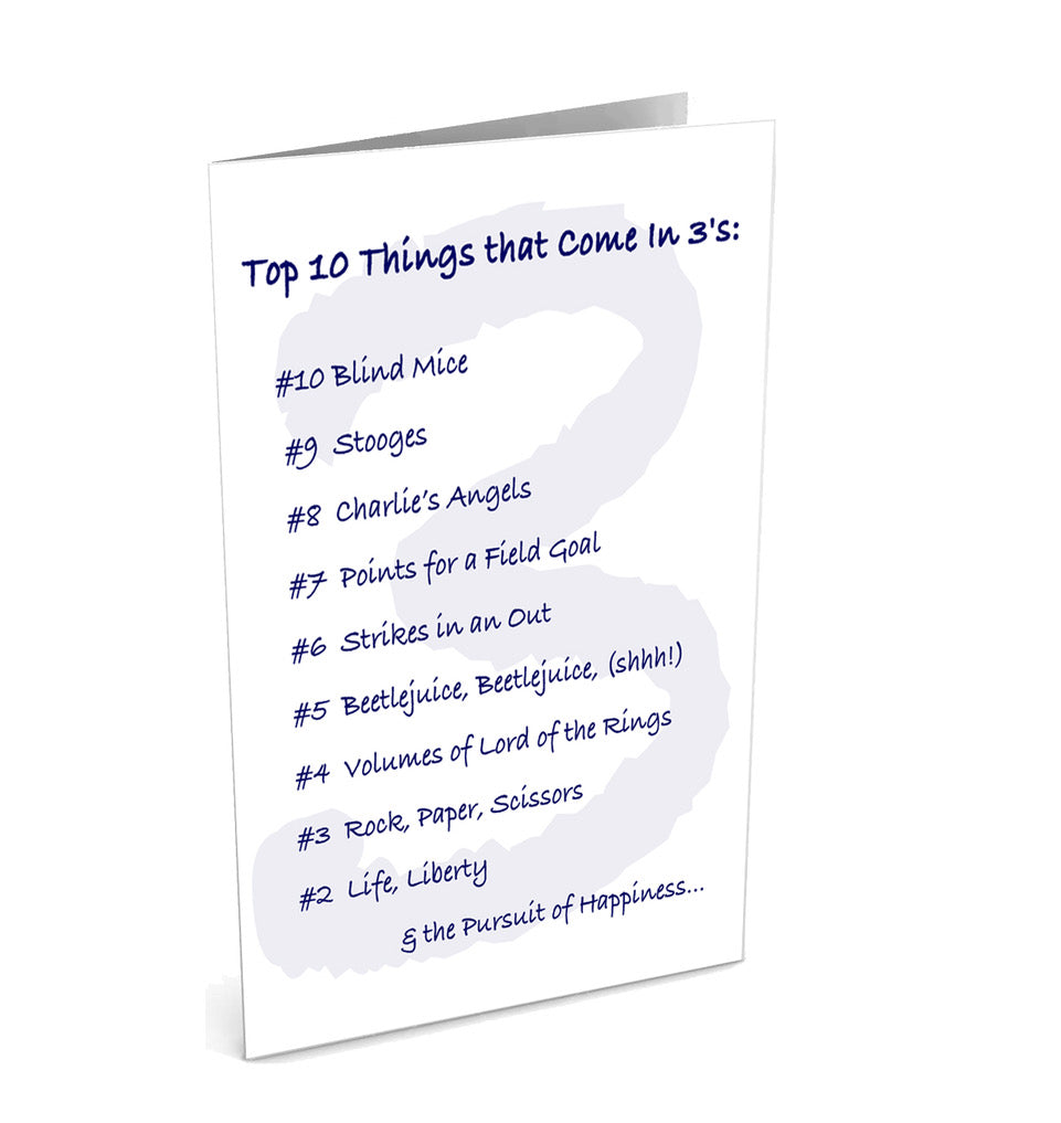 Top Ten 3s | Polycute LGBTQ+ Polyamory Gifts