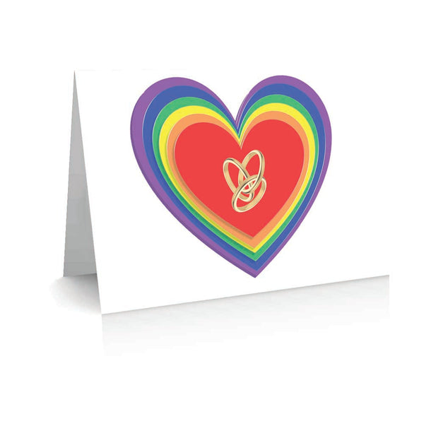 Three Ring Wedding/Anniversary | Polycute LGBTQ+ Polyamory Gifts