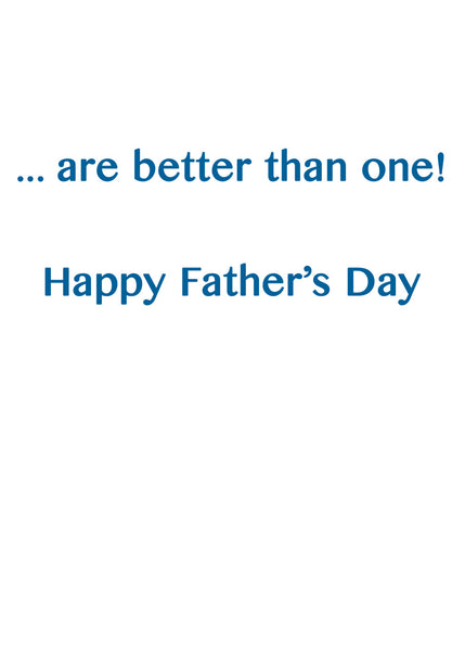 Two Dads Father's Day (inside text) | Polycute LGBTQ+ & Polyamory Gifts