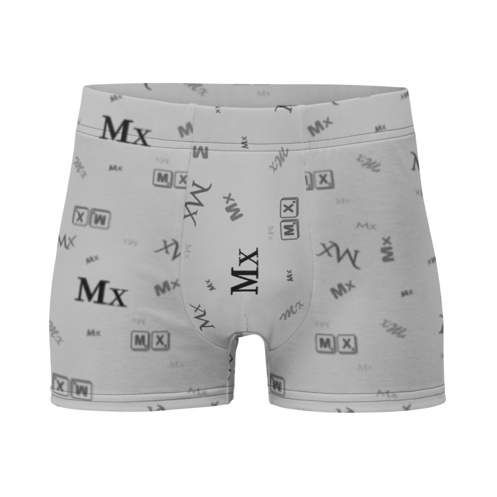 Mx Boxer Briefs Gray | Polycute LGBTQ+ & Polyamory Gifts