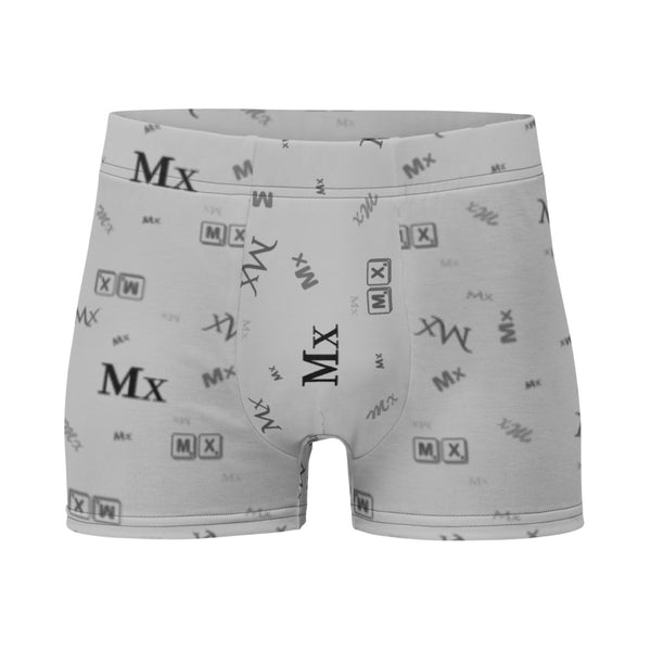 Mx Boxer Briefs Gray | Polycute LGBTQ+ & Polyamory Gifts