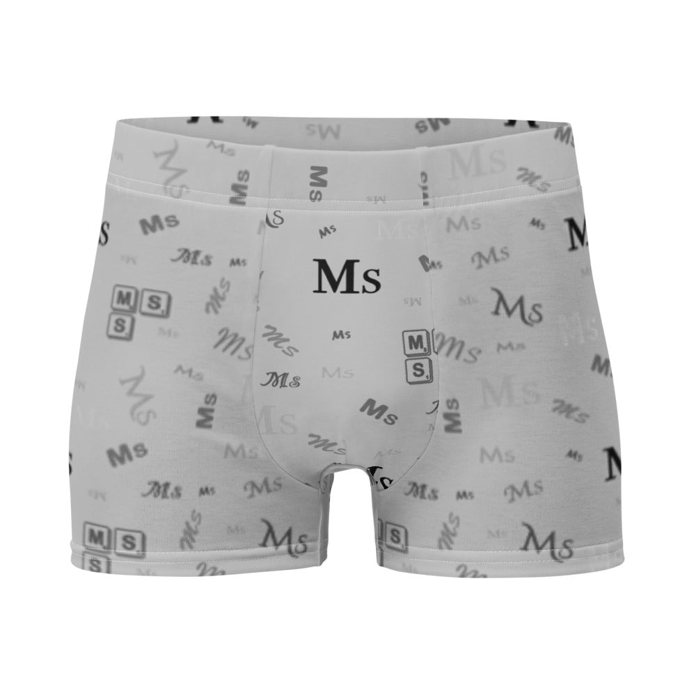 Ms Boxer Briefs Gray | Polycute LGBTQ+ & Polyamory Gifts