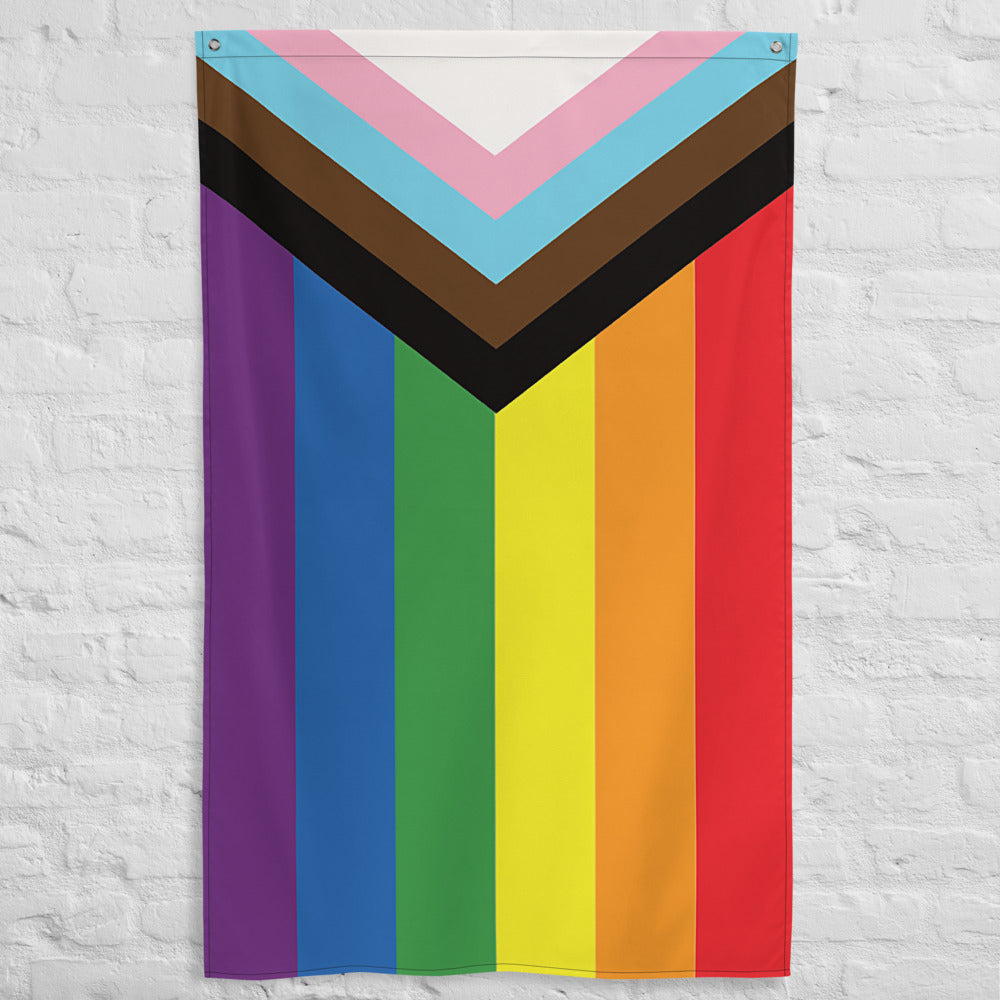 Progress Pride Flag | Polycute LGBTQ+ & Polyamory Gifts