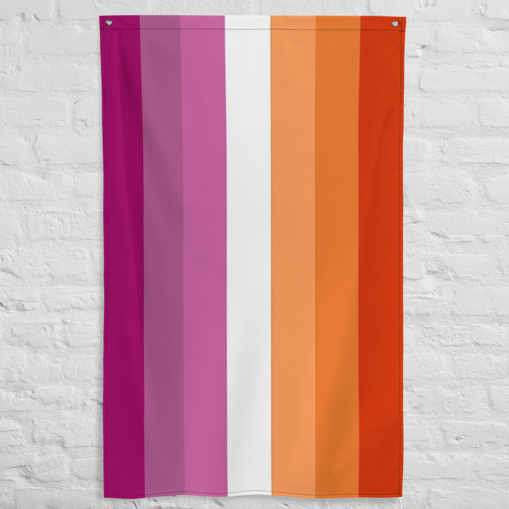 Lesbian Flag | Polycute LGBTQ+ & Polyamory Gifts