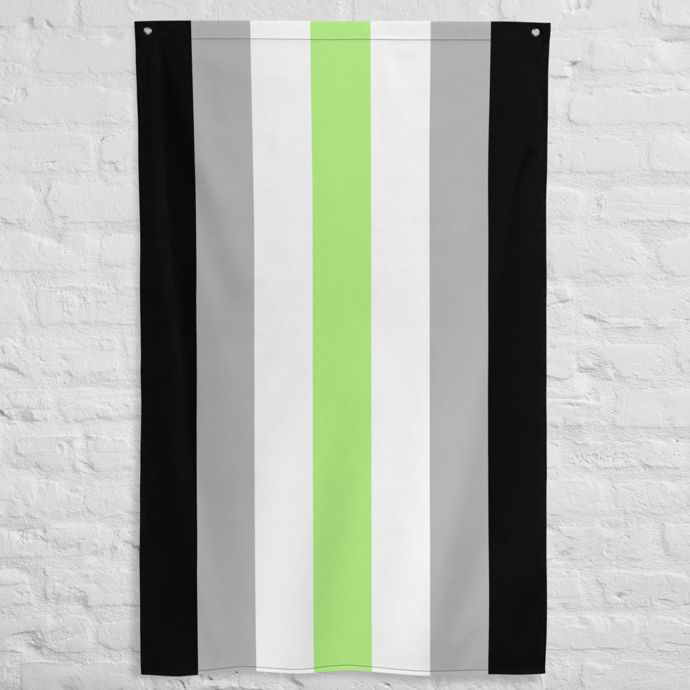 Agender Flag | Polycute LGBTQ+ & Polyamory Gifts