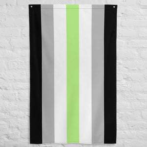 Agender Flag | Polycute LGBTQ+ & Polyamory Gifts