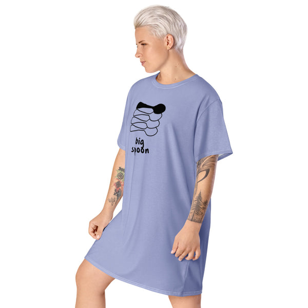 Big Spoon Quad Sleep Shirt | Polycute LGBTQ+ & Polyamory Gifts