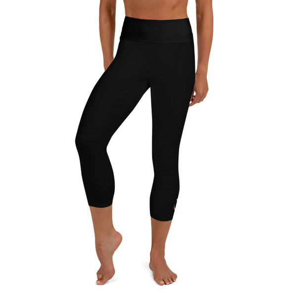 Om Pride Yoga Capri Leggings | Polycute Gift Shop