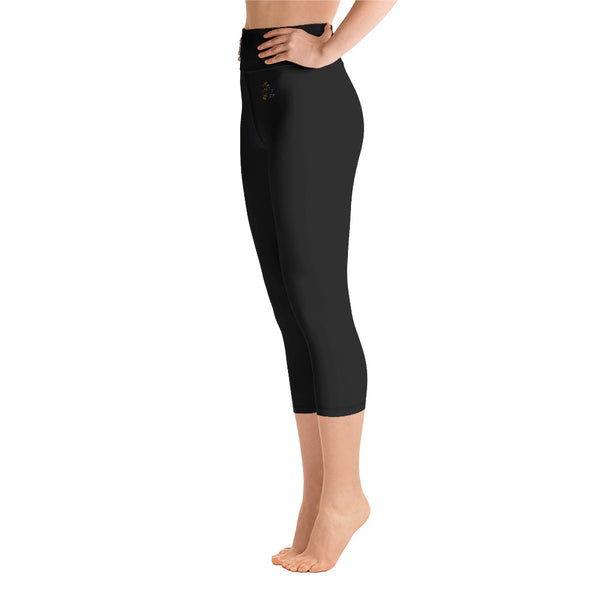 Lotus Pride Yoga Capri Leggings | Polycute Gift Shop