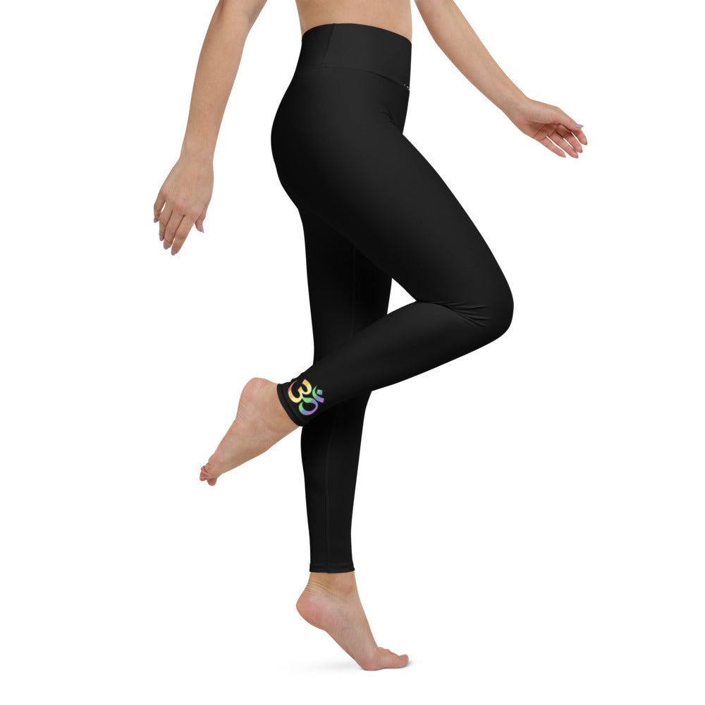 Om Pride Yoga Leggings XS | Polycute Gift Shop