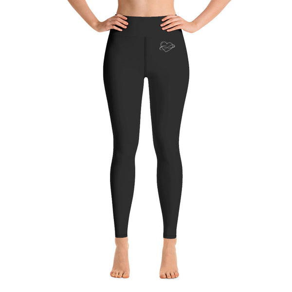 Infinite Love Yoga Leggings Black | Polycute LGBTQ+ & Polyamory Gifts