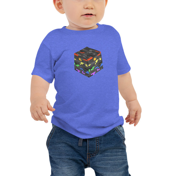 Pride Ore Baby Tee Heather Columbia Blue | Polycute Gift Shop