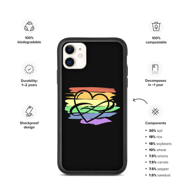 Polycute Biodegradable iPhone Case - iPhone 11 | Polycute LGBTQ+ & Polyamory Gifts