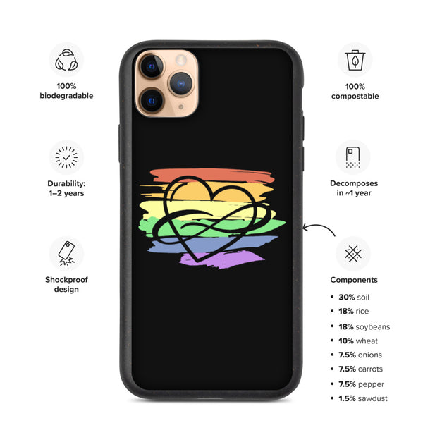Polycute Biodegradable iPhone Case - iPhone 11 Pro Max | Polycute LGBTQ+ & Polyamory Gifts