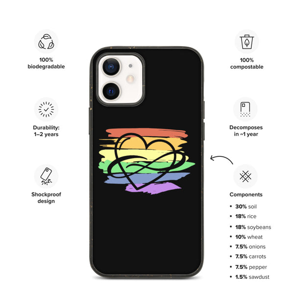 Polycute Biodegradable iPhone Case - iPhone 12 | Polycute LGBTQ+ & Polyamory Gifts