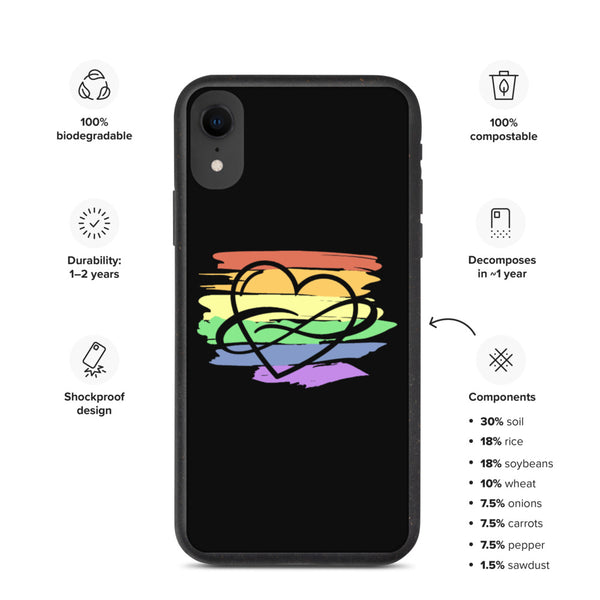 Polycute Biodegradable iPhone Case - iPhone XR | Polycute LGBTQ+ & Polyamory Gifts