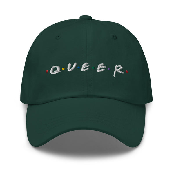 Queer "Friends" Hat Spruce | Polycute LGBTQ+ & Polyamory Gifts
