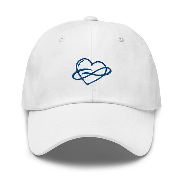 Infinite Love Hat White | Polycute LGBTQ+ & Polyamory Gifts
