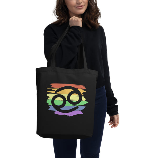 Cancer Zodiac Tote Bag | Polycute LGBTQ+ & Polyamory Gifts