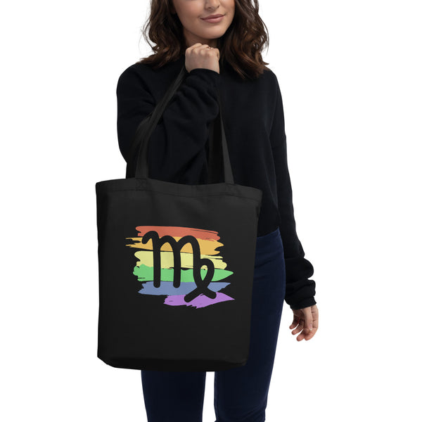 Virgo Zodiac Tote Bag | Polycute LGBTQ+ & Polyamory Gifts