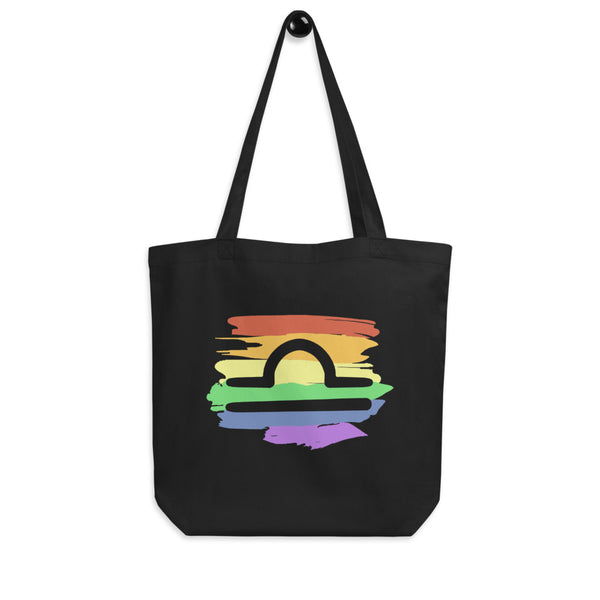 Libra Zodiac Tote Bag | Polycute LGBTQ+ & Polyamory Gifts
