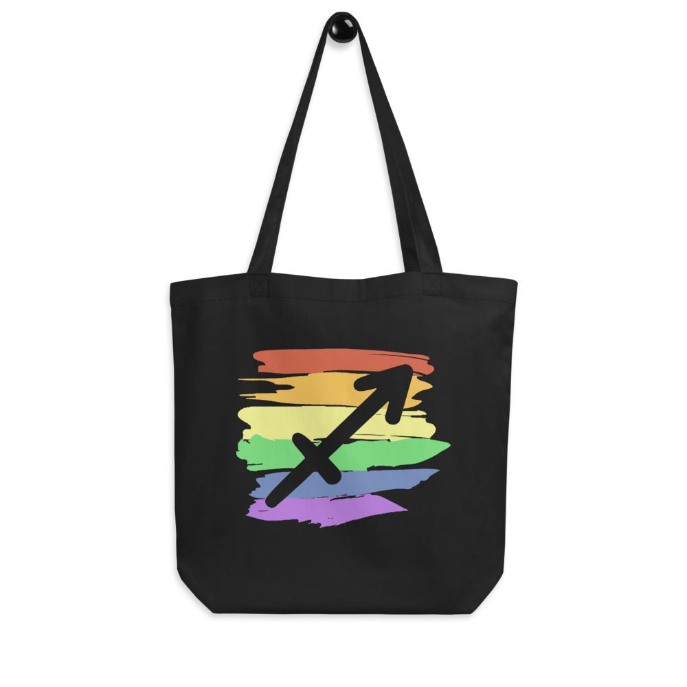Sagittarius Zodiac Tote Bag | Polycute LGBTQ+ & Polyamory Gifts