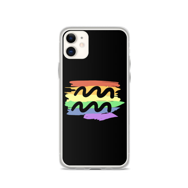Aquarius Zodiac iPhone Case - iPhone 11 | Polycute LGBTQ+ & Polyamory Gifts