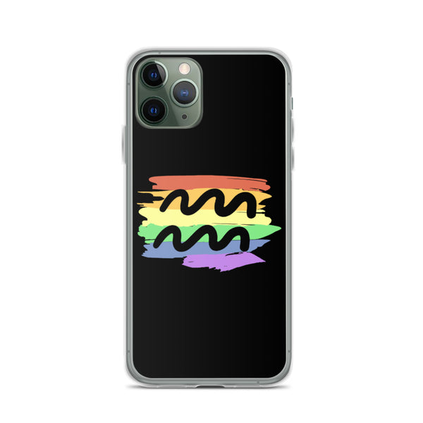 Aquarius Zodiac iPhone Case - iPhone 11 Pro | Polycute LGBTQ+ & Polyamory Gifts