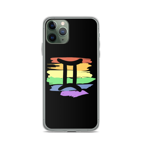 Gemini Zodiac iPhone Case - iPhone 11 Pro | Polycute LGBTQ+ & Polyamory Gifts