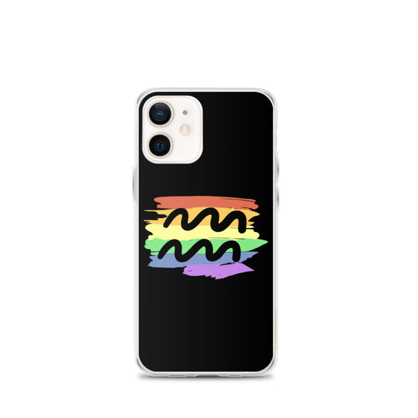 Aquarius Zodiac iPhone Case - iPhone 12 mini | Polycute LGBTQ+ & Polyamory Gifts