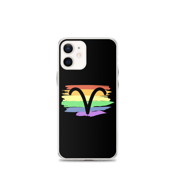 Aries Zodiac iPhone Case - iPhone 12 mini | Polycute LGBTQ+ & Polyamory Gifts