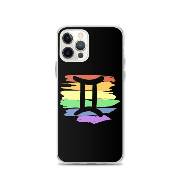 Gemini Zodiac iPhone Case - iPhone 12 Pro | Polycute LGBTQ+ & Polyamory Gifts