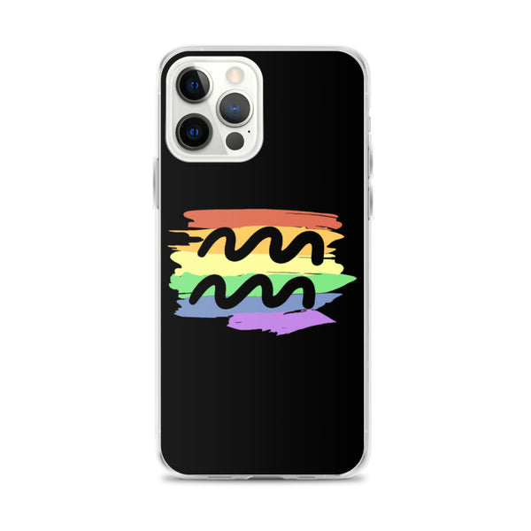 Aquarius Zodiac iPhone Case - iPhone 12 Pro Max | Polycute LGBTQ+ & Polyamory Gifts