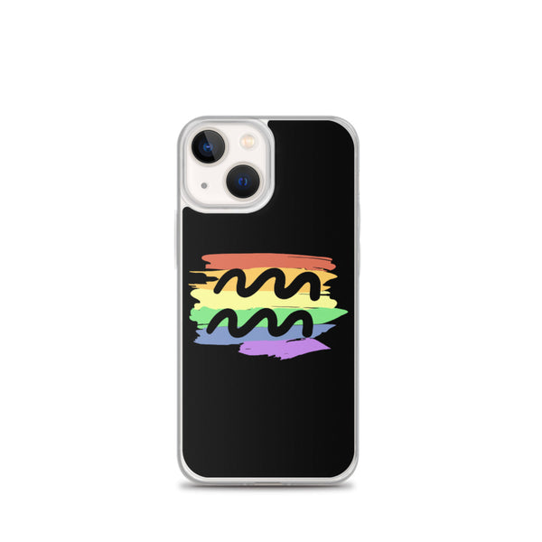 Aquarius Zodiac iPhone Case - iPhone 13 mini | Polycute LGBTQ+ & Polyamory Gifts