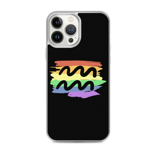 Aquarius Zodiac iPhone Case - iPhone 13 Pro Max | Polycute LGBTQ+ & Polyamory Gifts