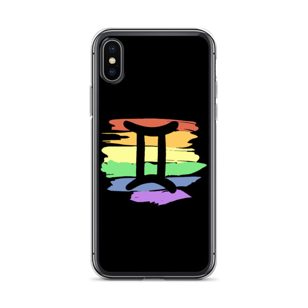 Gemini Zodiac iPhone Case - iPhone X/XS | Polycute LGBTQ+ & Polyamory Gifts