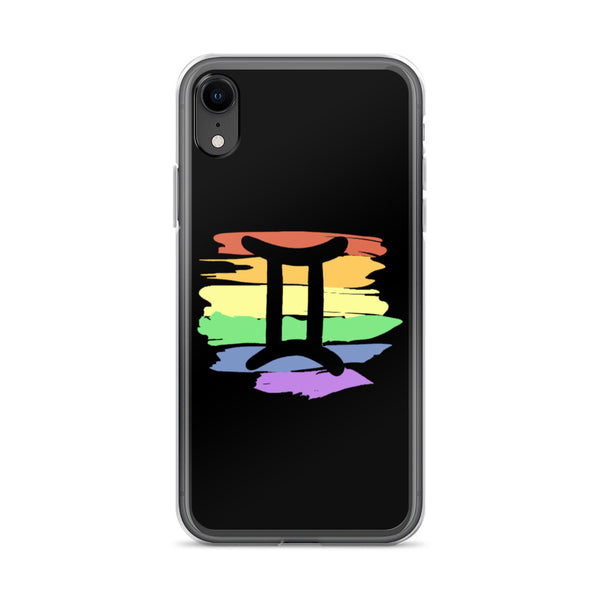 Gemini Zodiac iPhone Case - iPhone XR | Polycute LGBTQ+ & Polyamory Gifts