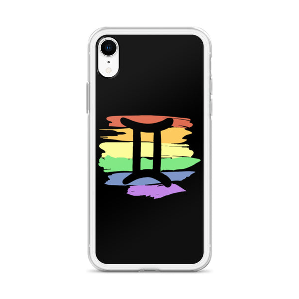 Gemini Zodiac iPhone Case - | Polycute LGBTQ+ & Polyamory Gifts