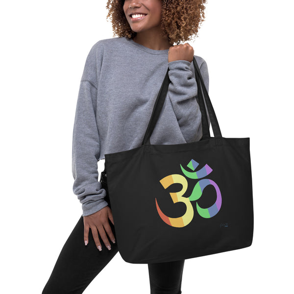 Om Pride Large Yoga Tote | Polycute Gift Shop