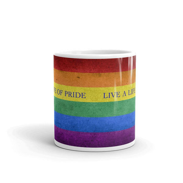 Life of Pride Mug | LGBTQ and Polyamory Gifts | Polycute Gift Shop