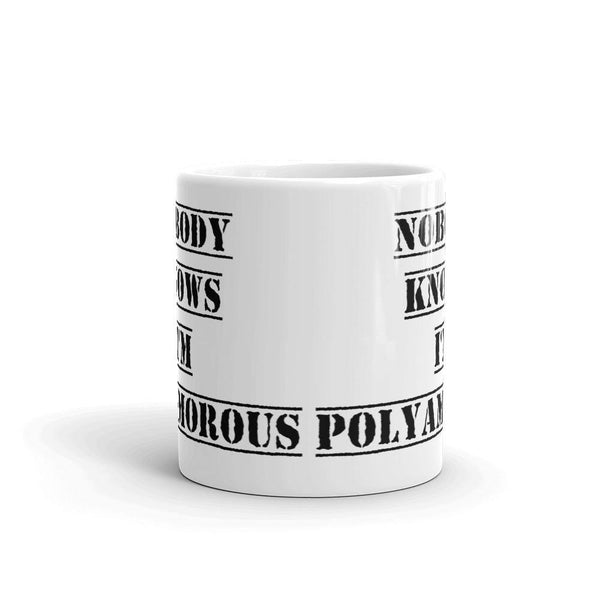 Nobody Knows I'm Poly Mug | LGBTQ and Polyamory Gifts | Polycute Gift Shop