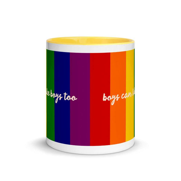 Boys Like Boys Mug | LGBTQ and Polyamory Gifts | Polycute Gift Shop