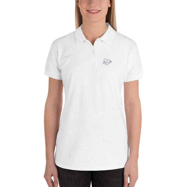 Infinite Love Polo, Fitted | Polycute LGBTQ+ & Polyamory Gifts